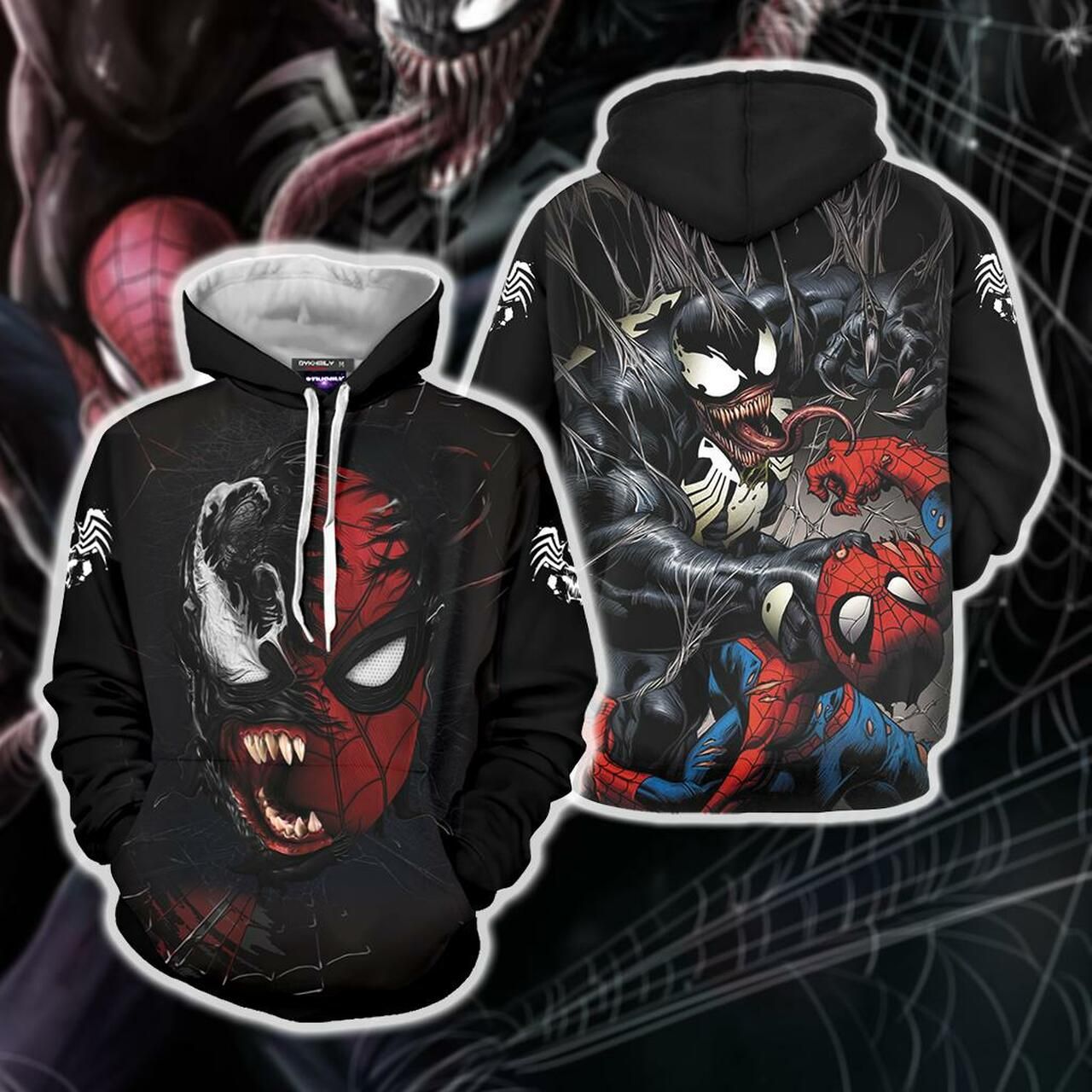 Spider-Man And Venom Unisex 3D Hoodie All Over Print Hoodie3786 - add51b7fbc5d Spider-Man And Venom Unisex 3D Hoodie All Over Print Hoodie3786 - add51b7fbc5d