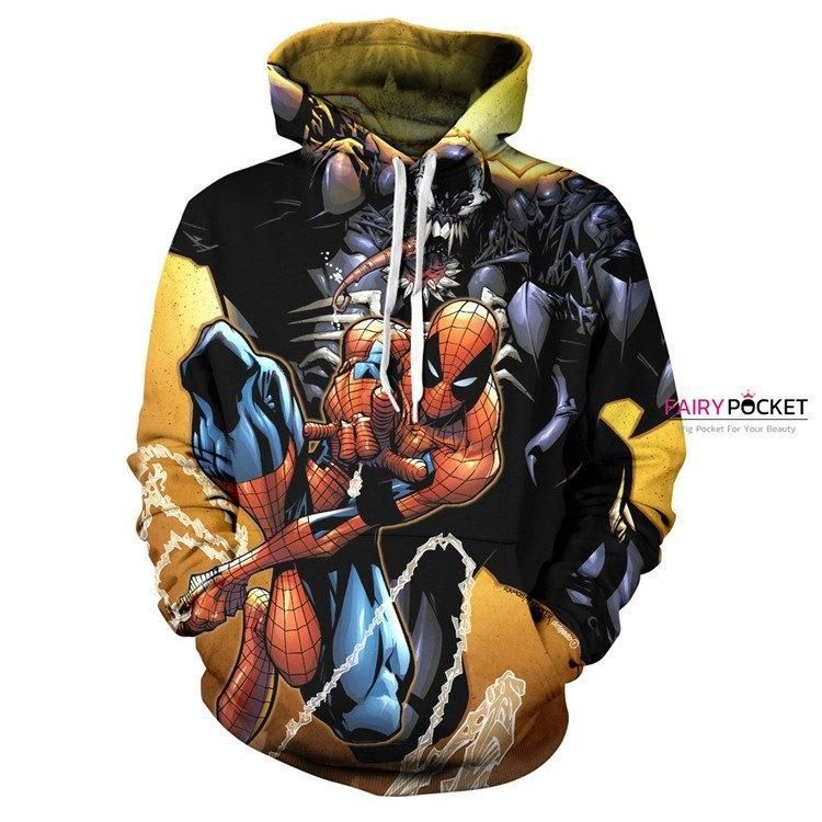 Spider-Man Peter Benjamin Parker Yellow 3D Hoodie For Men Women All Over 3D Printed Hoodie - 09863b7e1e49 Spider-Man Peter Benjamin Parker Yellow 3D Hoodie For Men Women All Over 3D Printed Hoodie - 09863b7e1e49