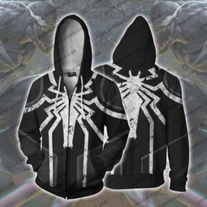 Spiderman 3D Hoodie For Men Women All Over 3D Printed Hoodie ï¿½ Agent Venom V2 Jacket - 568cbeb73ee4