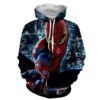 Spiderman Action Night 3D 3D Hoodie For Men Women All Over 3D Printed Hoodie � Jacket - 9ff05c6b6dab