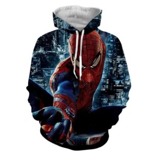 Spiderman Action Night 3D 3D Hoodie For Men Women All Over 3D Printed Hoodie ï¿½ Jacket - 9ff05c6b6dab