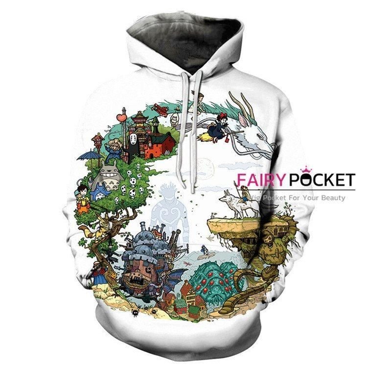 Spirited Away Tonari no Totoro 3D Hoodie For Men Women All Over 3D Printed Hoodie - af14df16210a Spirited Away Tonari no Totoro 3D Hoodie For Men Women All Over 3D Printed Hoodie - af14df16210a