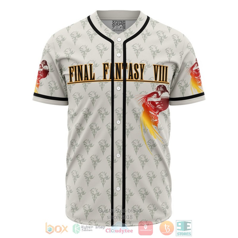 Squall Final Fantasy 8 Baseball Jersey Squall Final Fantasy 8 Baseball Jersey