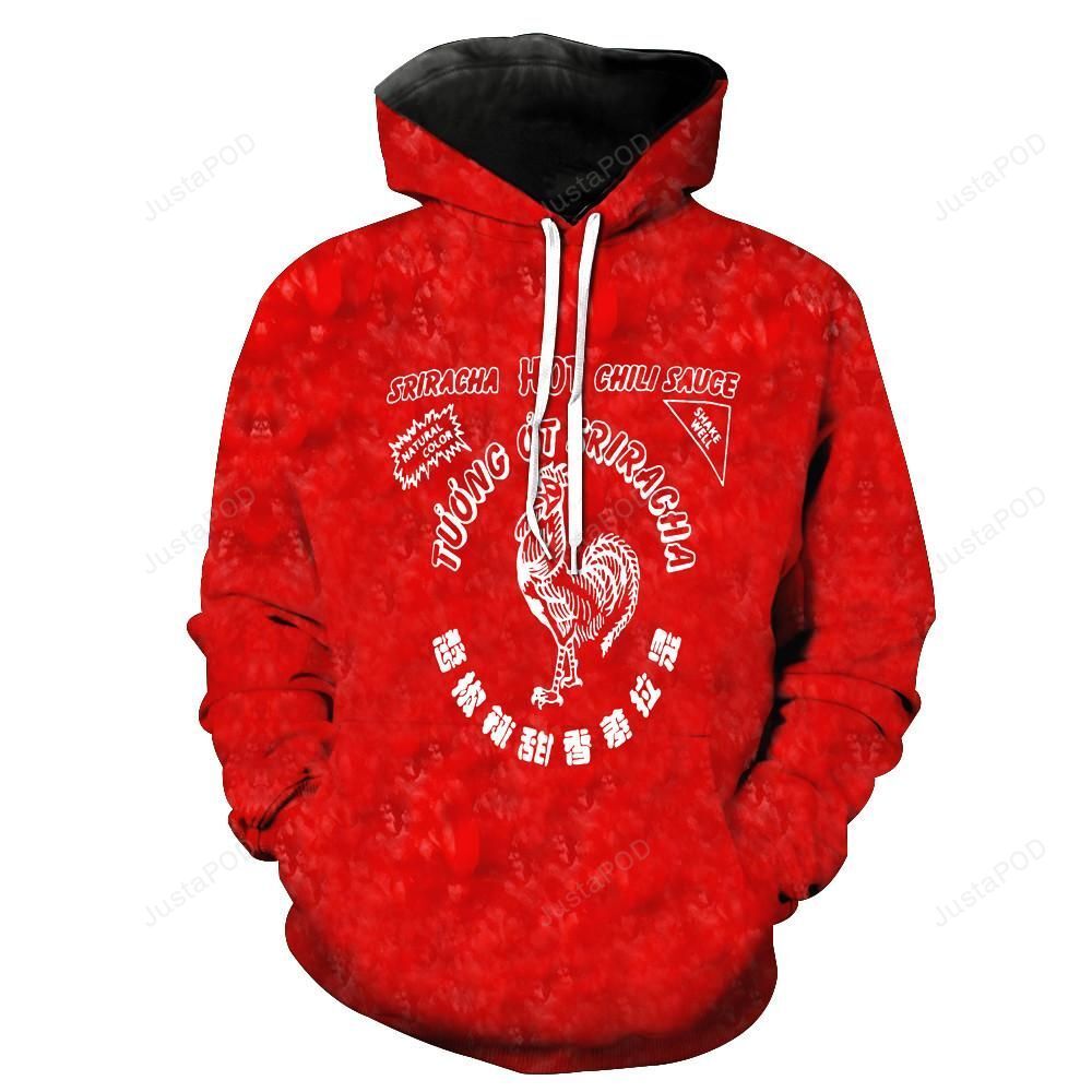 Sriracha HOT Chili Sauce 3D Hoodie For Men Women All Over 3D Printed Hoodie - f9c93461b9ac Sriracha HOT Chili Sauce 3D Hoodie For Men Women All Over 3D Printed Hoodie - f9c93461b9ac