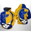 St. Louis Blues NHL Grateful Dead 3D Printed Hoodie/Zipper Hoodie - aaa5dc41f2cd