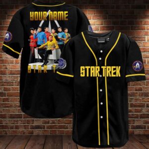 Star Trek Custom Name Baseball Jersey