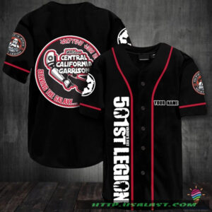 Star Wars 501St Legion Personalized Baseball Jersey Shirt