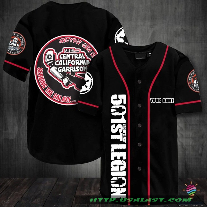 Star Wars 501St Legion Personalized Baseball Jersey Shirt Star Wars 501St Legion Personalized Baseball Jersey Shirt