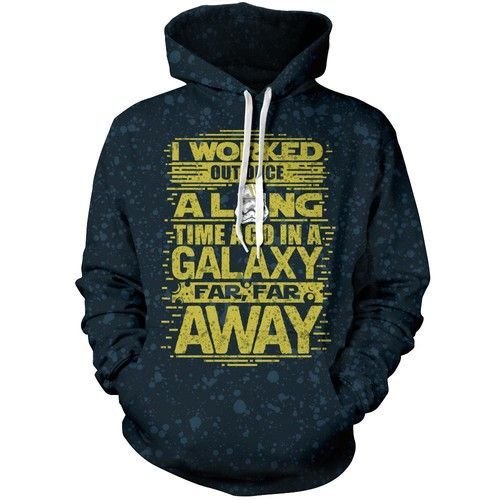Star Wars A Long Time Ago 3D Hoodie Star Wars A Long Time Ago 3D Hoodie