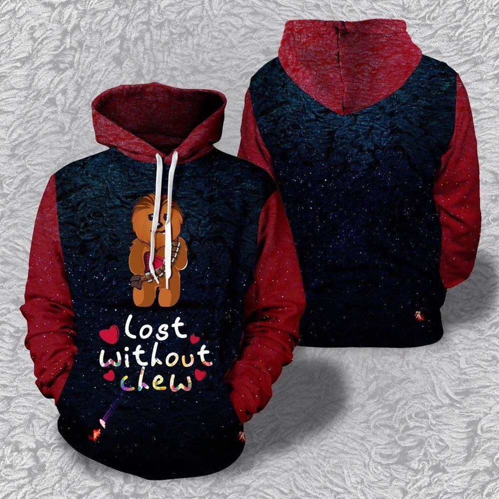 Star Wars Lost Without Chew 3D Hoodie All Over Printed Hoodie - cb393ffe9870 Star Wars Lost Without Chew 3D Hoodie All Over Printed Hoodie - cb393ffe9870