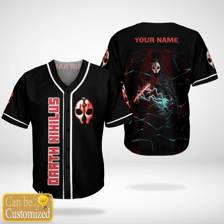 Star Wars Nihilus Custom Name Baseball Jersey Shirt Star Wars Nihilus Custom Name Baseball Jersey Shirt