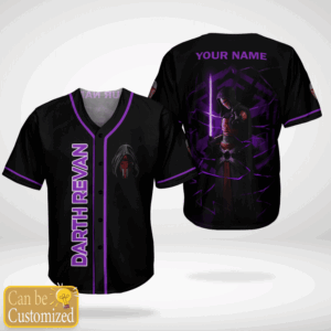 Star Wars Revan Custom Name Baseball Jersey Shirt