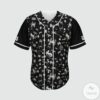Star Wars Spaceship Pattern Black Baseball Jersey