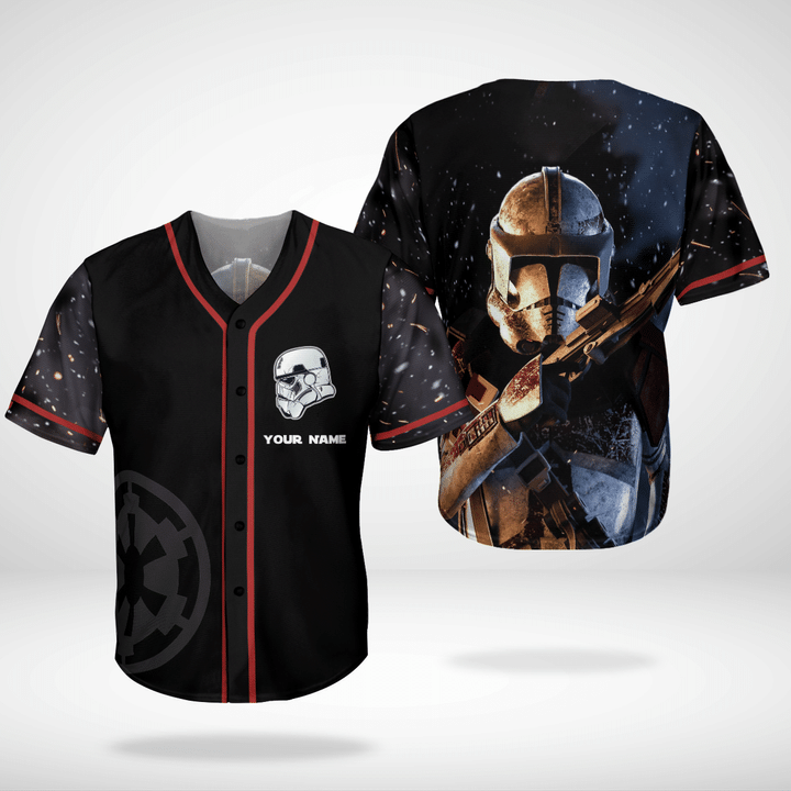 Star Wars Stormtrooper Custom Name Baseball Jersey Shirt Star Wars Stormtrooper Custom Name Baseball Jersey Shirt