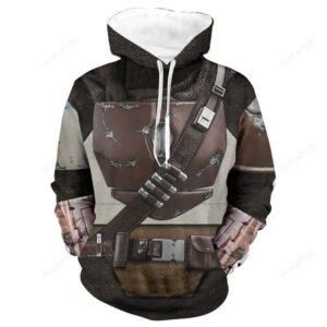 Star Wars The Mandalorian 3D Hoodie For Men Women All Over 3D Printed Hoodie Cosplay Costume Sweater Coat Jacket Pedro Pascal Mandalorian Soldier Warrior Star Wars Prop - e2fbd69878cb