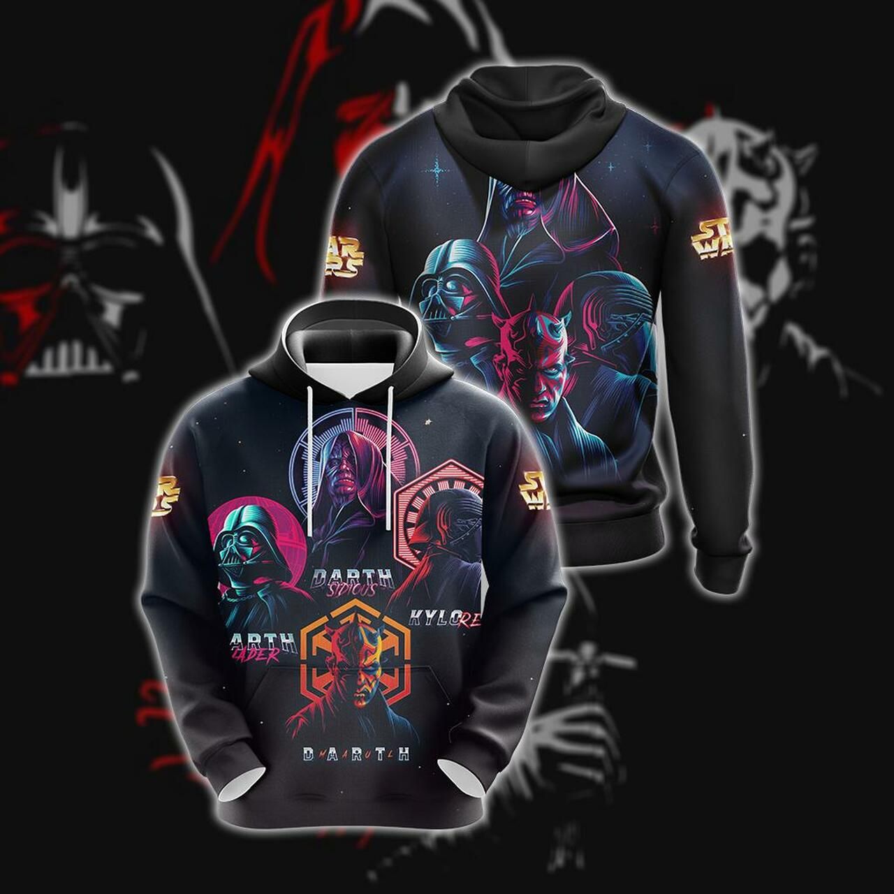 Star Wars - Villains Unisex 3D Hoodie All Over Print Hoodie793 - 31a4b91a1ce6 Star Wars - Villains Unisex 3D Hoodie All Over Print Hoodie793 - 31a4b91a1ce6