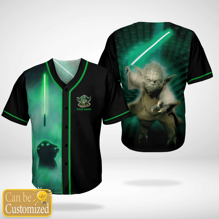 Star Wars Yoda Custom Name Baseball Jersey Shirt Star Wars Yoda Custom Name Baseball Jersey Shirt