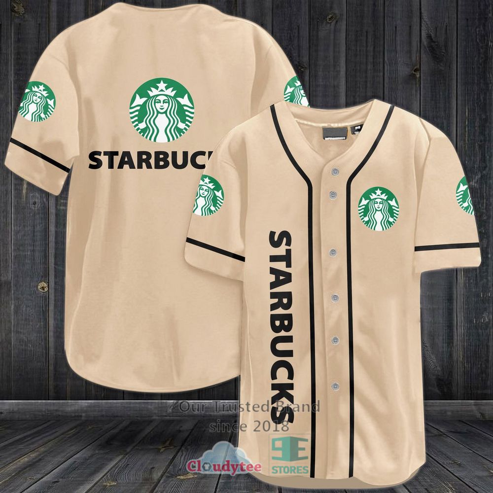 Starbucks Baseball Jersey Shirt Starbucks Baseball Jersey Shirt