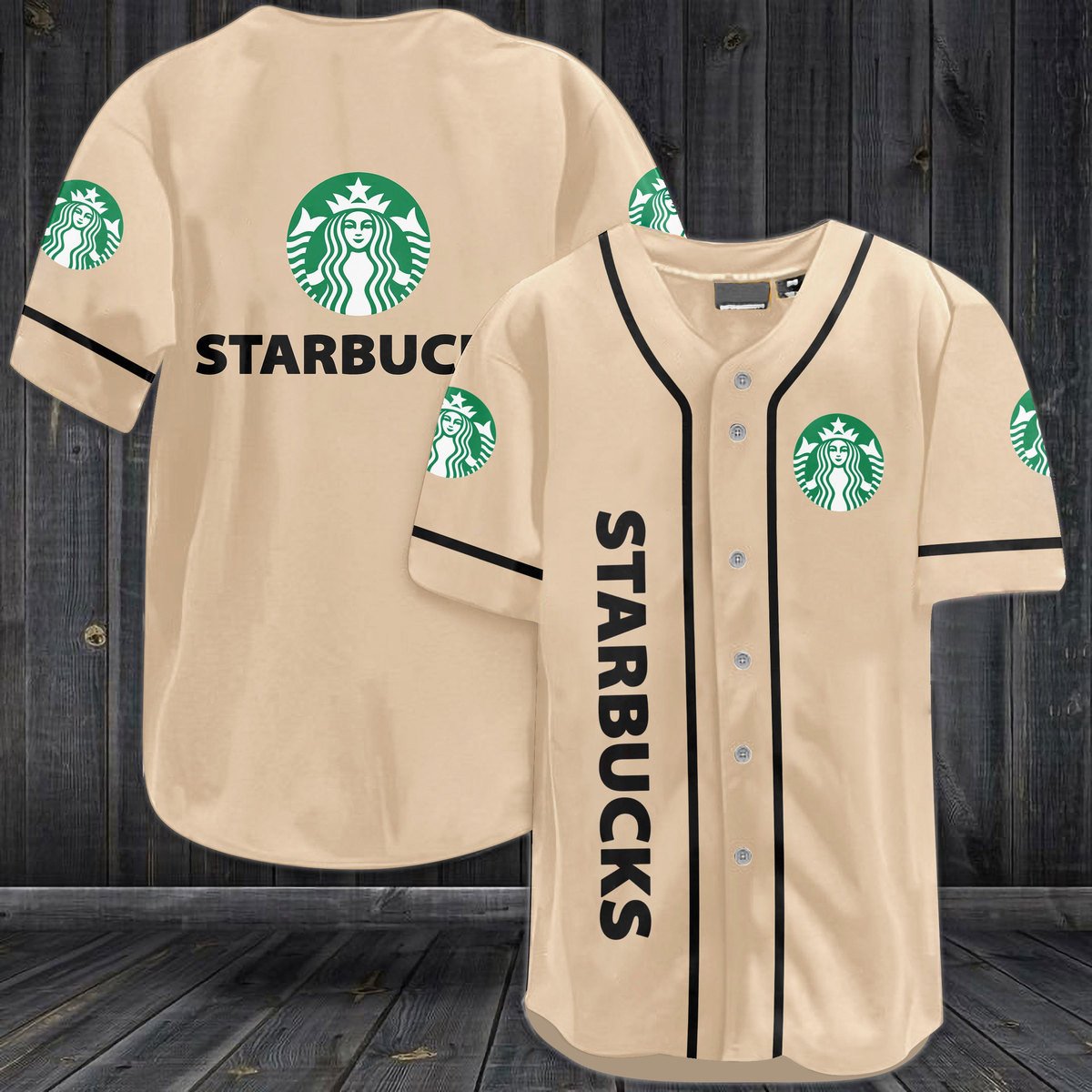Starbucks Baseball Jersey Starbucks Baseball Jersey
