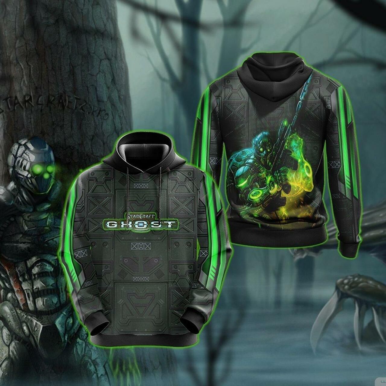 Starcraft - Ghost Unisex 3D Hoodie All Over Print Hoodie1494 - b44a9d26a7b1 Starcraft - Ghost Unisex 3D Hoodie All Over Print Hoodie1494 - b44a9d26a7b1