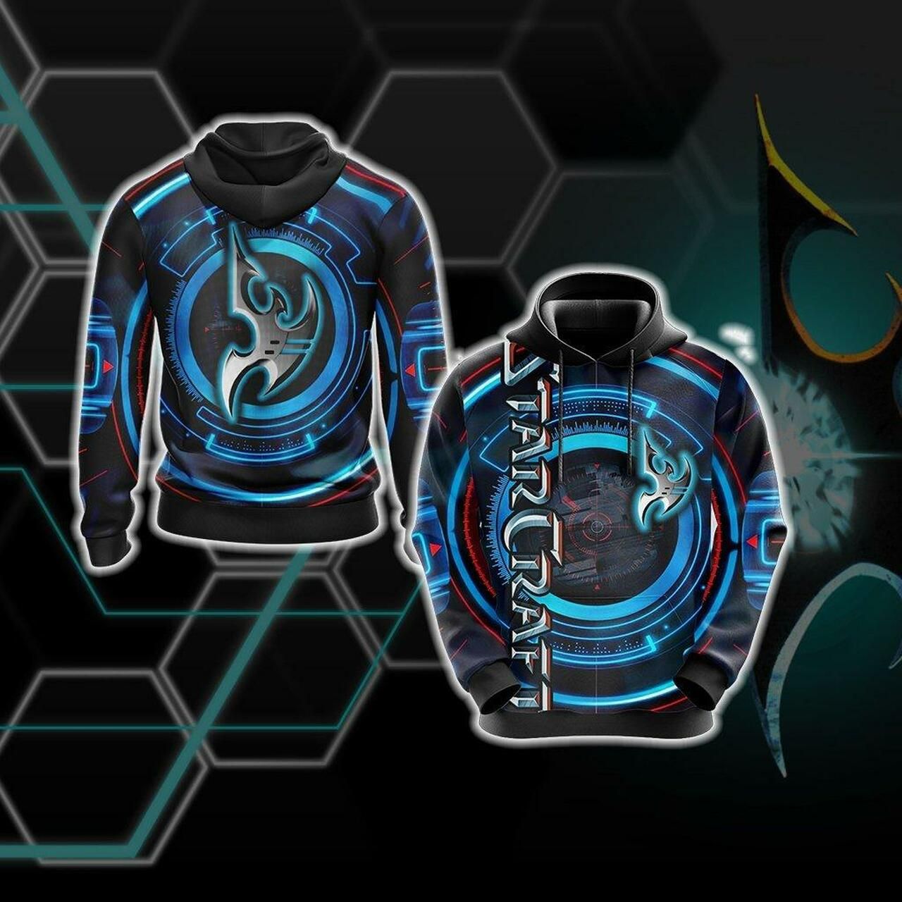 Starcraft Protoss Unisex 3D Hoodie All Over Print Hoodie1508 - 12d66612fc98 Starcraft Protoss Unisex 3D Hoodie All Over Print Hoodie1508 - 12d66612fc98
