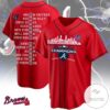 Stational Champions League Atlanta Braves Baseball Jersey Shirt