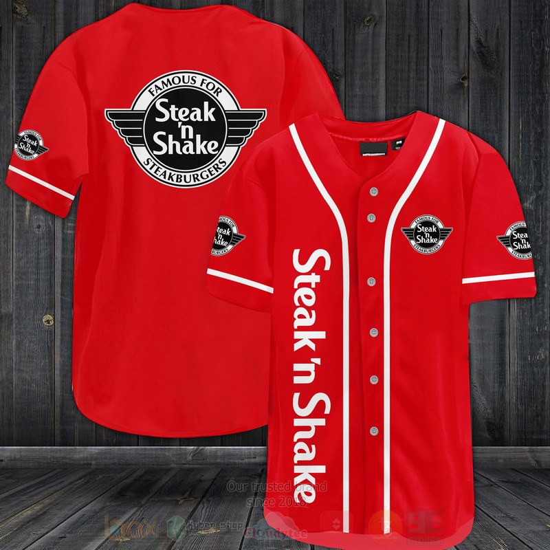 Steak ‘N Shake Baseball Jersey Shirt Steak ‘N Shake Baseball Jersey Shirt