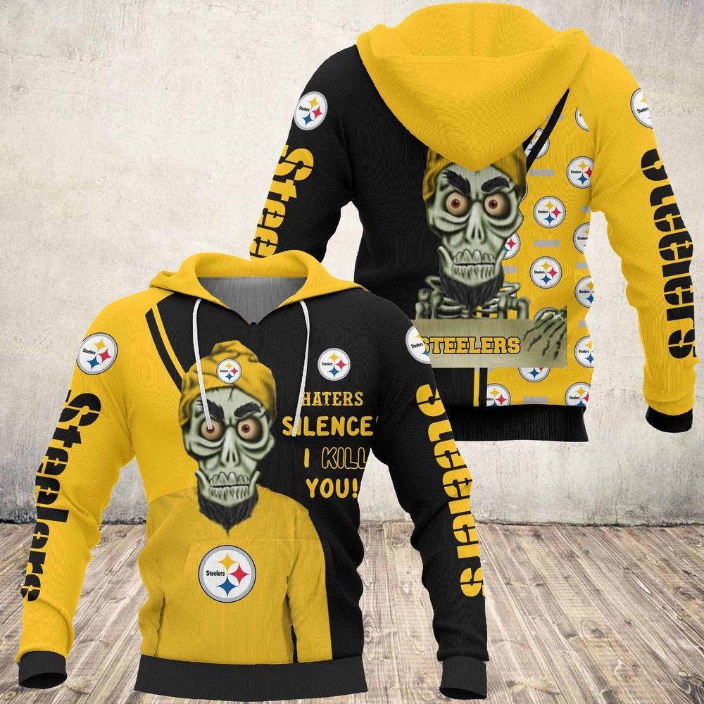 Steelers Hater Silence I Kill You Hoodie 3D Hoodie Sweatshirt For Fans Men Women All Over Printed Hoodie - b67d25a1a595 Steelers Hater Silence I Kill You Hoodie 3D Hoodie Sweatshirt For Fans Men Women All Over Printed Hoodie - b67d25a1a595