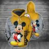 Steelers With Mickey Pullover And Zip Pered Hoodies Custom 3D Graphic Printed 3D Hoodie All Over Print Hoodie For Men For Women - 71e371794108