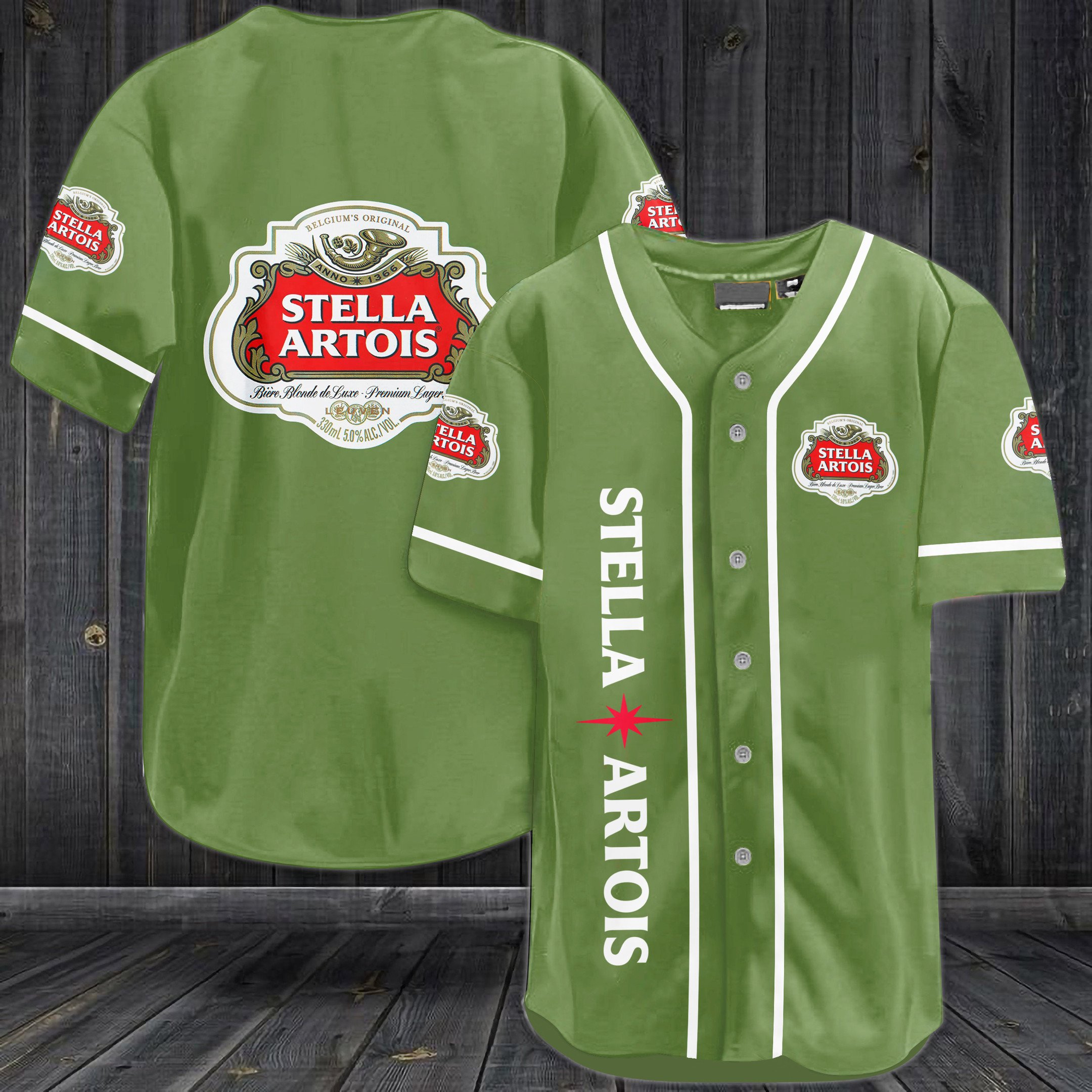 Stella Artois Baseball Jersey Stella Artois Baseball Jersey