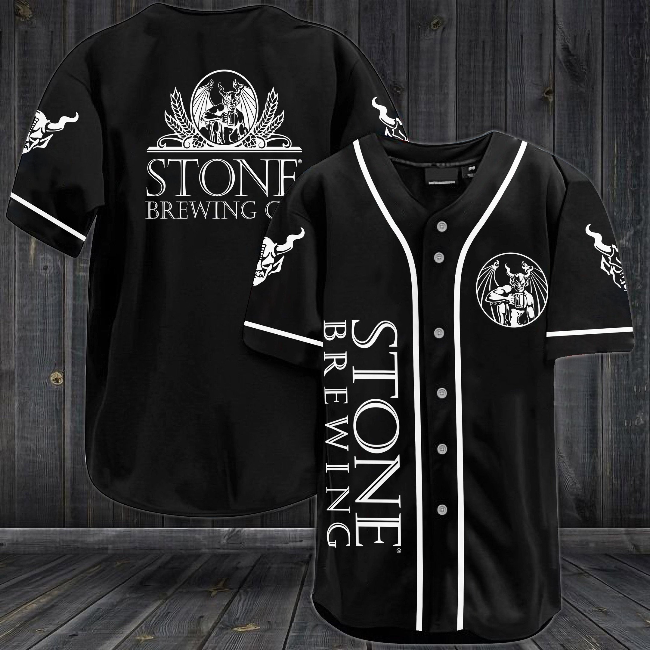 Stone Brewing Baseball Jersey Stone Brewing Baseball Jersey