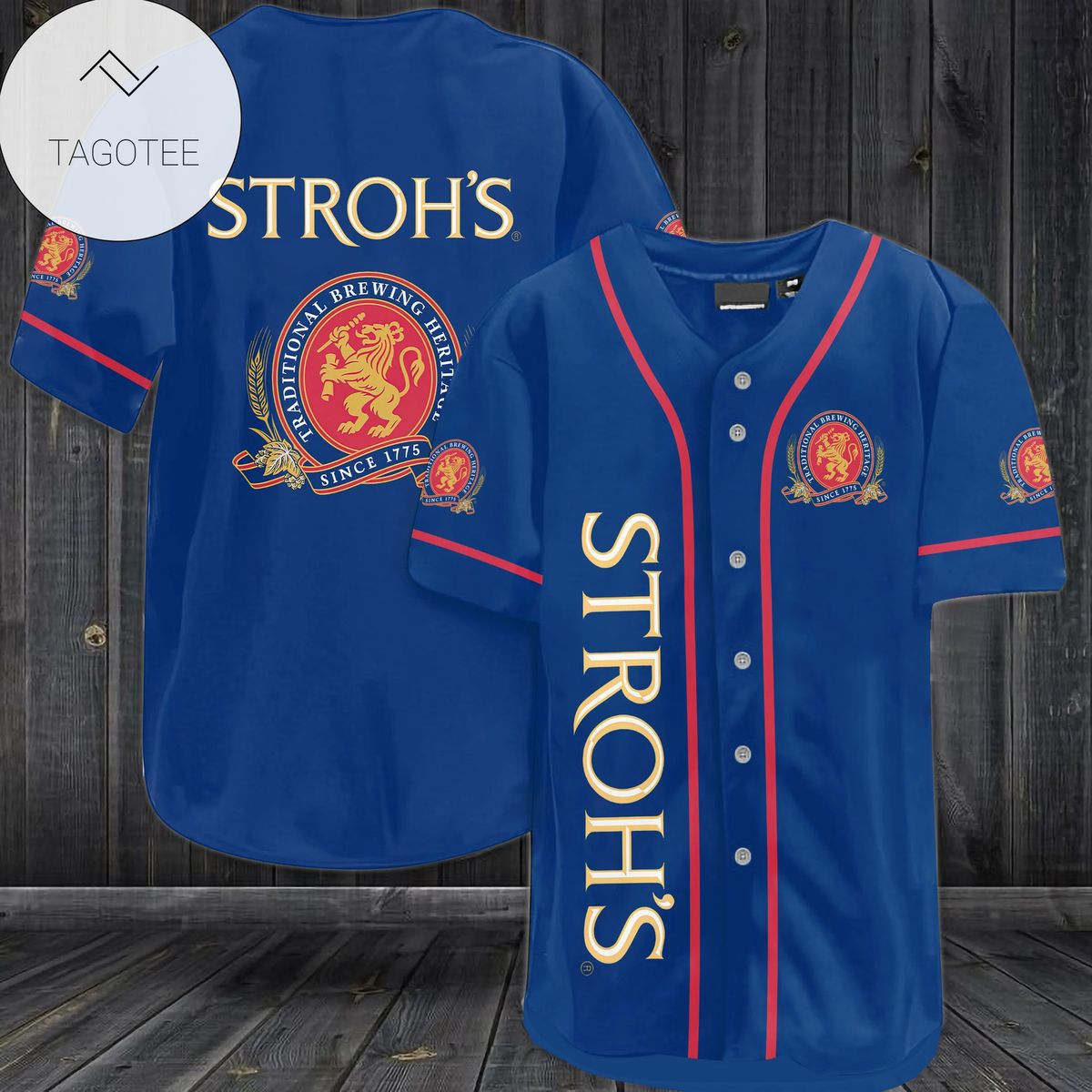 Stroh’S Traditional Brewing Heritage Since 1775 Baseball Jersey Shirt Stroh’S Traditional Brewing Heritage Since 1775 Baseball Jersey Shirt