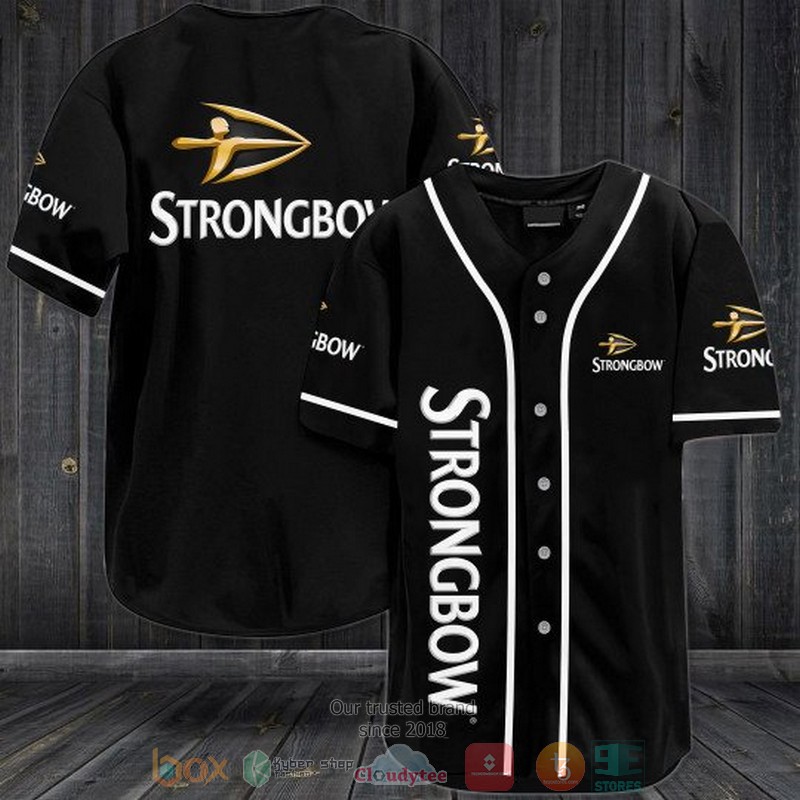 Strongbow Black Baseball Jersey Strongbow Black Baseball Jersey