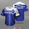 Subaru Car Motor Baseball Jersey
