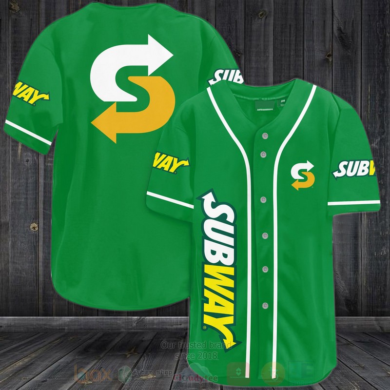 Subway Baseball Jersey Shirt Subway Baseball Jersey Shirt