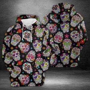 Sugar Skull 3D Hoodie For Men For Women All Over Printed Hoodie - 9f64f8a531b2