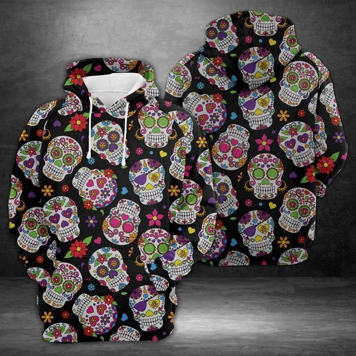 Sugar Skull 3D Hoodie For Men For Women All Over Printed Hoodie - 9f64f8a531b2 Sugar Skull 3D Hoodie For Men For Women All Over Printed Hoodie - 9f64f8a531b2