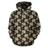 Sugar Skull Flower Design Themed Print Pullover 3D Hoodie For Men Women All Over 3D Printed Hoodie - cc2c3bc81cf0