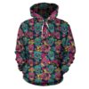 Sugar Skull Girly Skeleton Floral Pattern Print All Over Graphic 3D Hoodie For Men Women All Over 3D Printed Hoodie - da75f208f58a