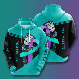 Suicide Prevention Awareness 3D Hoodie - 9f93c026bc54
