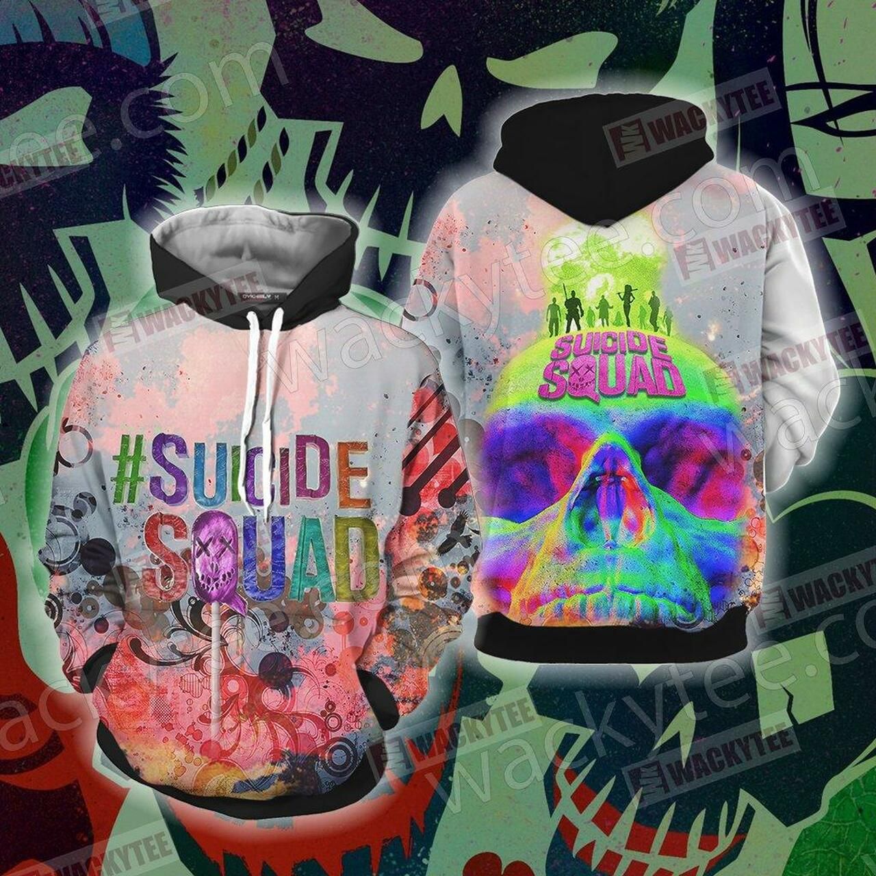 Suicide Squad Unisex 3D Hoodie All Over Print Hoodie3383 - b476af69a29c Suicide Squad Unisex 3D Hoodie All Over Print Hoodie3383 - b476af69a29c