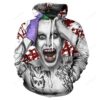 Suicide squad Joker 3D Hoodies Sweatshirts Men Brand Tracksuits Printed Pullover Hooded Coat Funny Hoody Plus Size ZOOTOP BEAR - b59ce5feaab7
