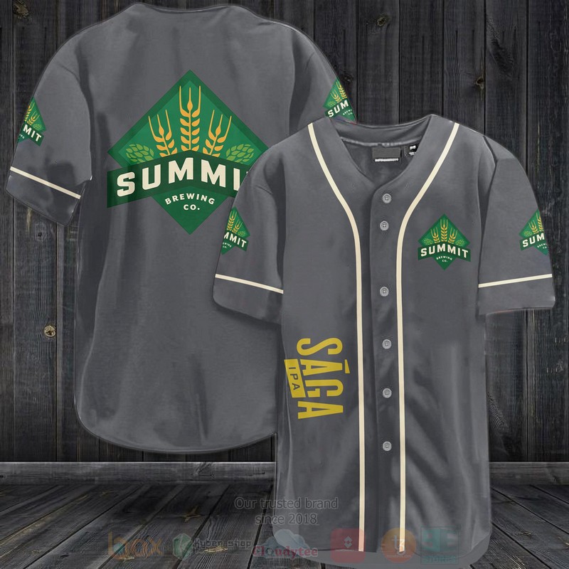 Summit Brewing Company Baseball Jersey Shirt Summit Brewing Company Baseball Jersey Shirt