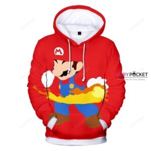 Super Mario Bros. Mario Red 3D Hoodie For Men Women All Over 3D Printed Hoodie - 824c588869e4