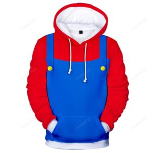 Super Mario Brothers Red Costume 3D Hoodie For Men Women All Over 3D Printed Hoodie - 2a3a3f7dc3fe