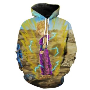 Super Saiyan 2 Gohan 3D Hoodie For Men Women All Over 3D Printed Hoodie ï¿½ Teen Gohan Dragon Ball Clothes - 4b97dffd1e08