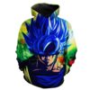 Super Saiyan Blue Goku 3D Hoodie For Men Women All Over 3D Printed Hoodie � Goku Face Dragon Ball Super Clothes - e9b6fa790430
