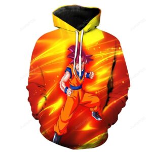 Super Saiyan God Goku Battle Of Gods Dragon Ball Z 3D Hoodie For Men Women All Over 3D Printed Hoodie - 22521e560e9e