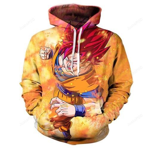 Super Saiyan God Goku Pullover And Zippered Hoodies Custom 3d Graphic Printed 3d Hoodie For Men For Women - 37aaf43177c1 Super Saiyan God Goku Pullover And Zippered Hoodies Custom 3d Graphic Printed 3d Hoodie For Men For Women - 37aaf43177c1