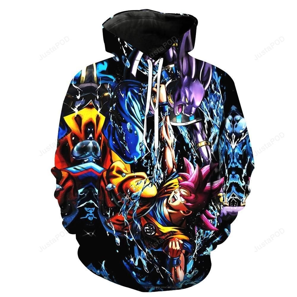 Super Saiyan God Goku VS Loword Beerus Battle of Gods Dragon Ball Z 3D Hoodie For Men Women All Over 3D Printed Hoodie - 505c02999cce Super Saiyan God Goku VS Loword Beerus Battle of Gods Dragon Ball Z 3D Hoodie For Men Women All Over 3D Printed Hoodie - 505c02999cce